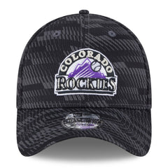 Colorado Rockies 2025 MLB Clubhouse 39THIRTY Flex Hat Black | New Era