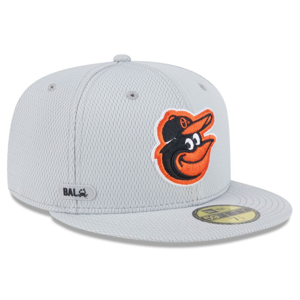 Baltimore Orioles 2025 MLB Clubhouse 59FIFTY Fitted Hat Gray | New Era