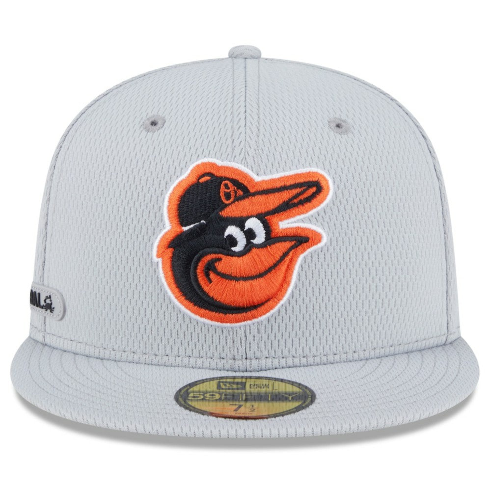 Baltimore Orioles 2025 MLB Clubhouse 59FIFTY Fitted Hat Gray | New Era