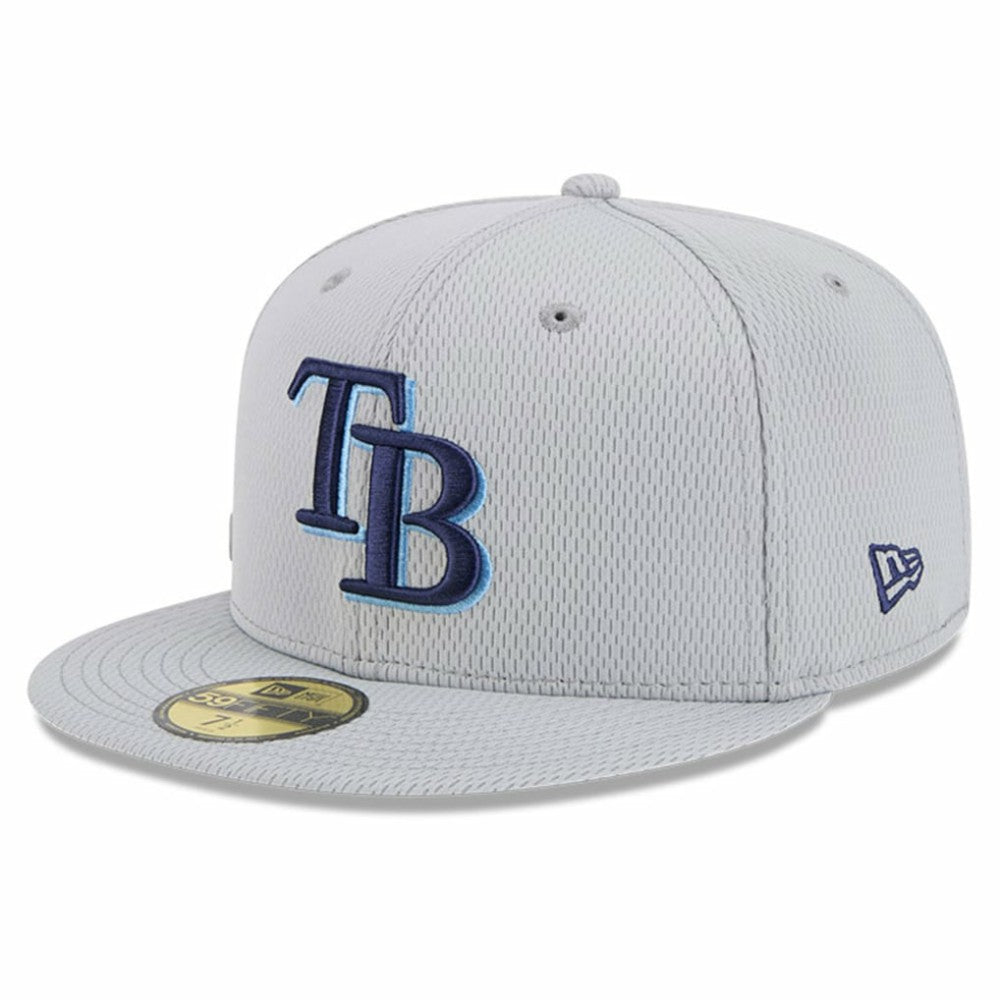 Tampa Bay Rays 2025 MLB Clubhouse 59FIFTY Fitted Hat Gray | New Era