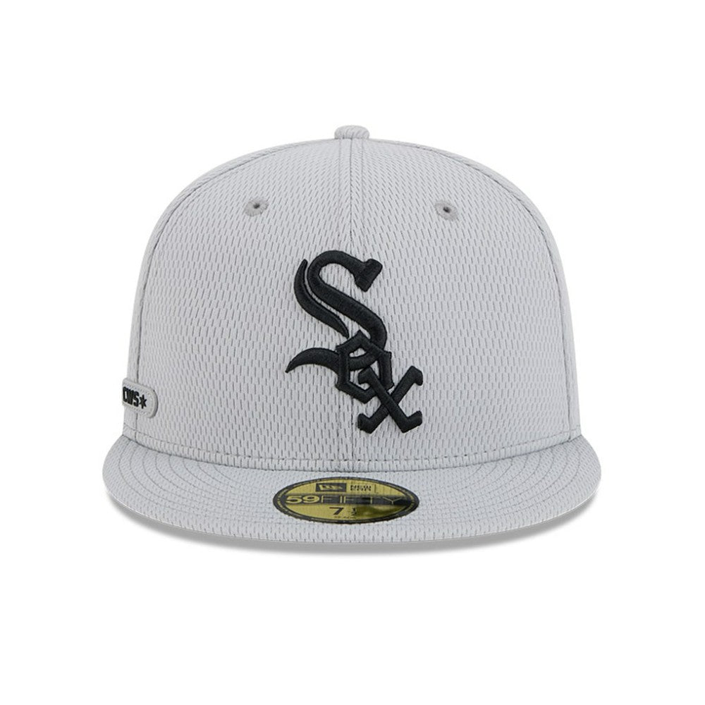 Chicago White Sox 2025 MLB Clubhouse 59FIFTY Fitted Hat Gray | New Era