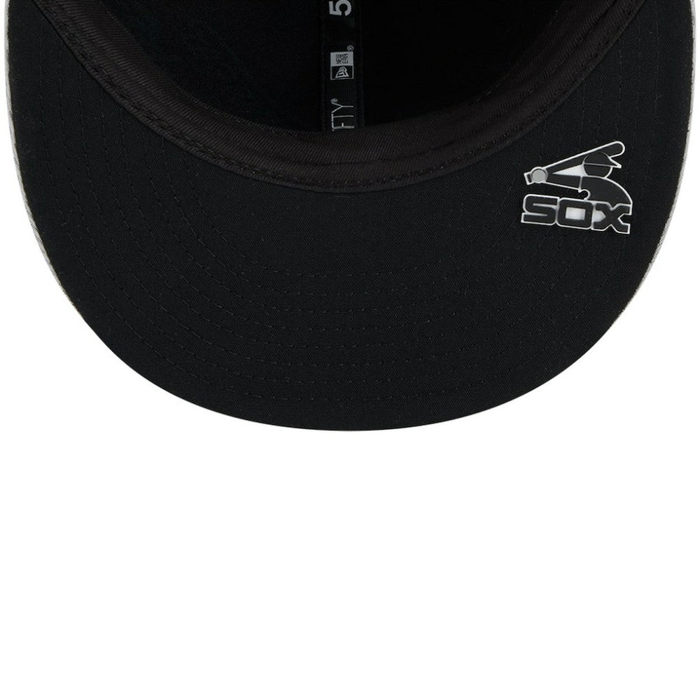 Chicago White Sox 2025 MLB Clubhouse 59FIFTY Fitted Hat Gray | New Era