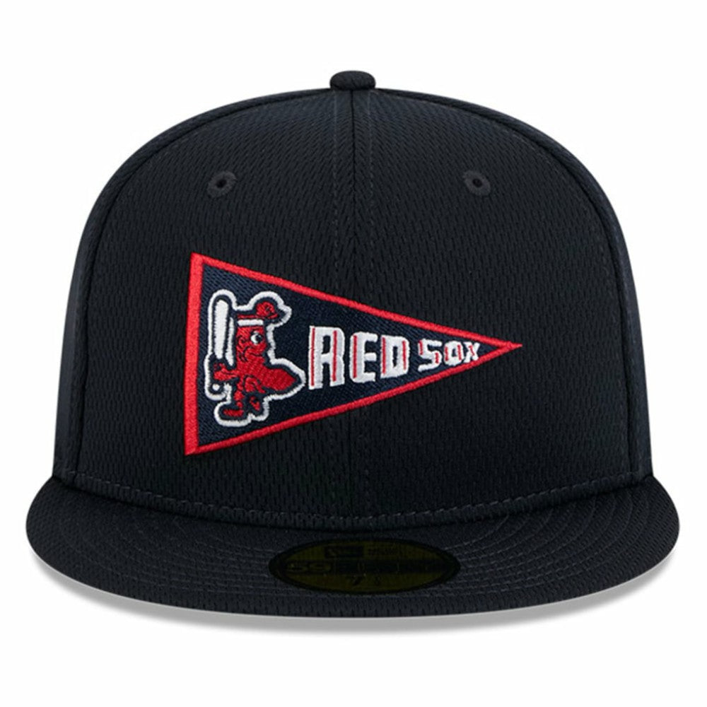 Boston Red Sox 2025 MLB Clubhouse 59FIFTY Fitted Hat Navy | New Era
