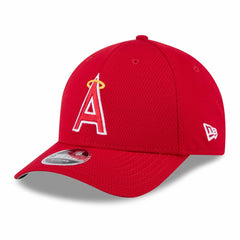 Los Angeles Angels 2025 MLB Clubhouse 9FORTY Adjustable Hat Red | New Era