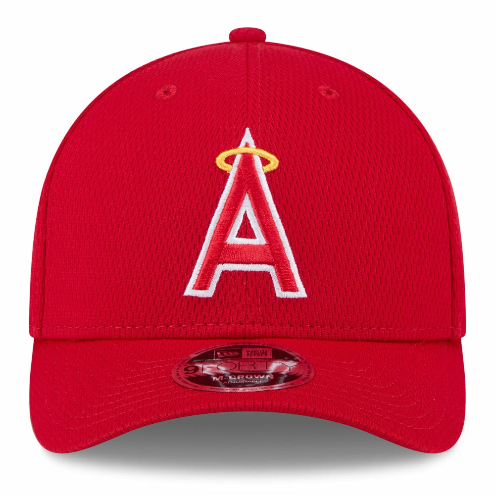 Los Angeles Angels 2025 MLB Clubhouse 9FORTY Adjustable Hat Red | New Era