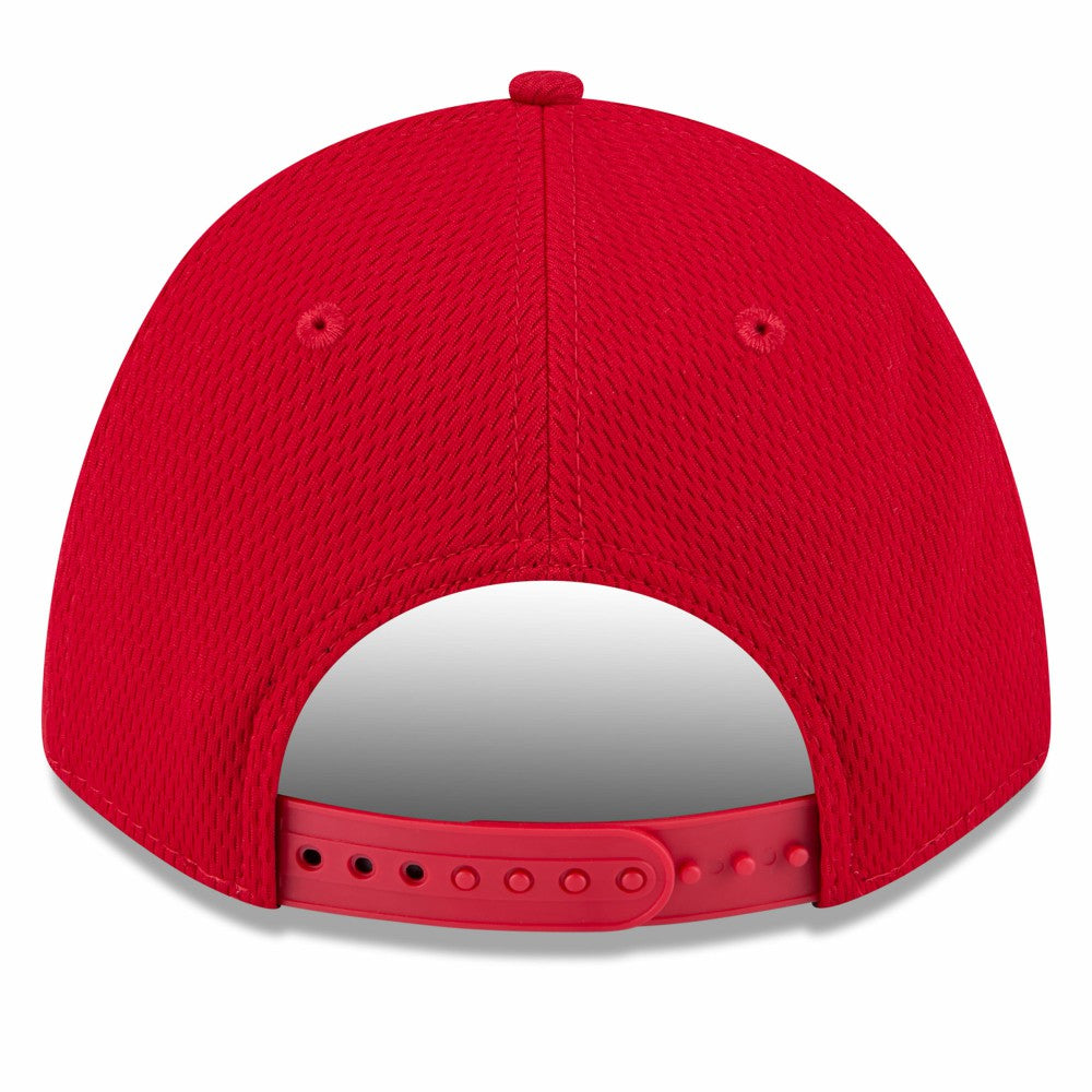 Los Angeles Angels 2025 MLB Clubhouse 9FORTY Adjustable Hat Red | New Era