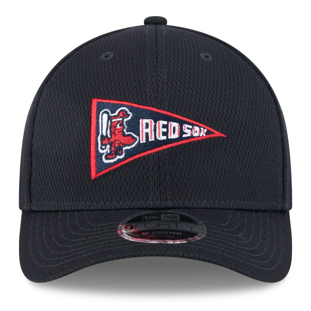 Boston Red Sox 2025 MLB Clubhouse 9FORTY M-Crown Adjustable Hat Navy | New Era