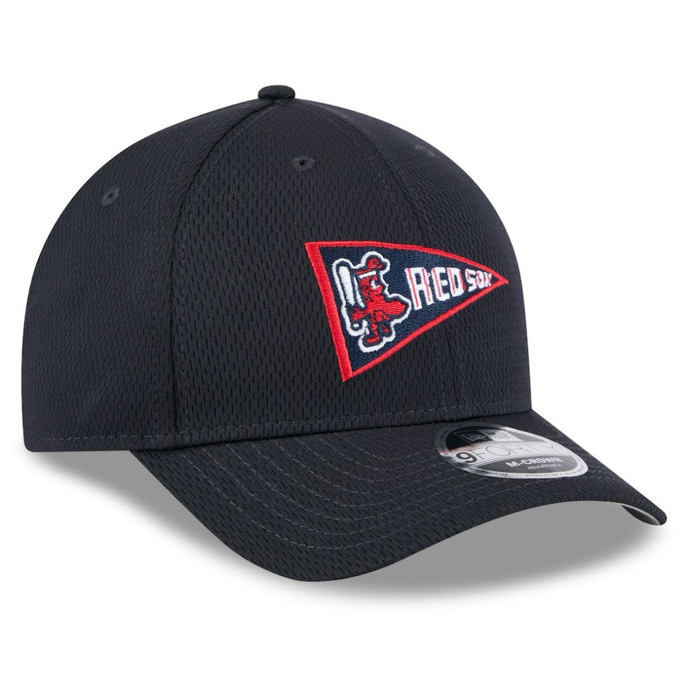 Boston Red Sox 2025 MLB Clubhouse 9FORTY M-Crown Adjustable Hat Navy | New Era