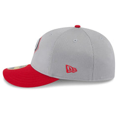 Chicago White Sox 2025 Batting Practice Low Profile 59FIFTY Fitted Hat Gray/Red | New Era