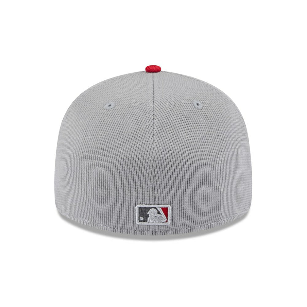 Chicago White Sox 2025 Batting Practice Low Profile 59FIFTY Fitted Hat Gray/Red | New Era