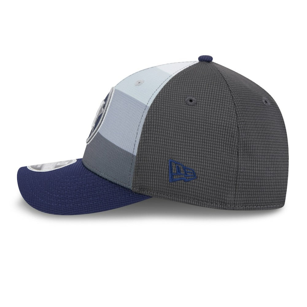 Houston Astros 2025 Batting Practice 9FORTY M-Crown Adjustable Hat Gray/Navy | New Era