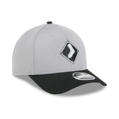 Chicago White Sox 2025 Batting Practice 9FORTY M-Crown Adjustable Hat Gray/Black | New Era
