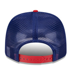 Philadelphia Phillies 2025 Batting Practice 9SEVENTY Stretch-Snap Trucker Hat Royal/Red | New Era