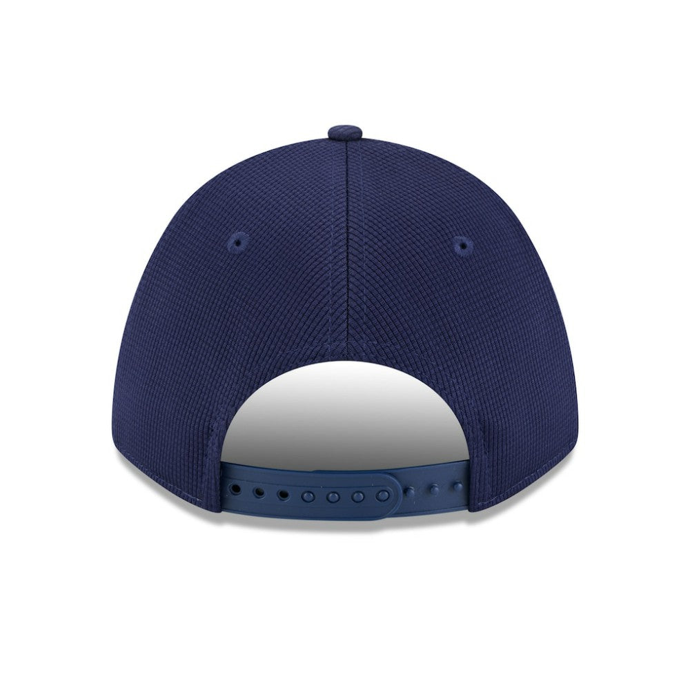 Houston Astros 2025 Batting Practice 9FORTY M-Crown Adjustable Hat Navy/Orange | New Era