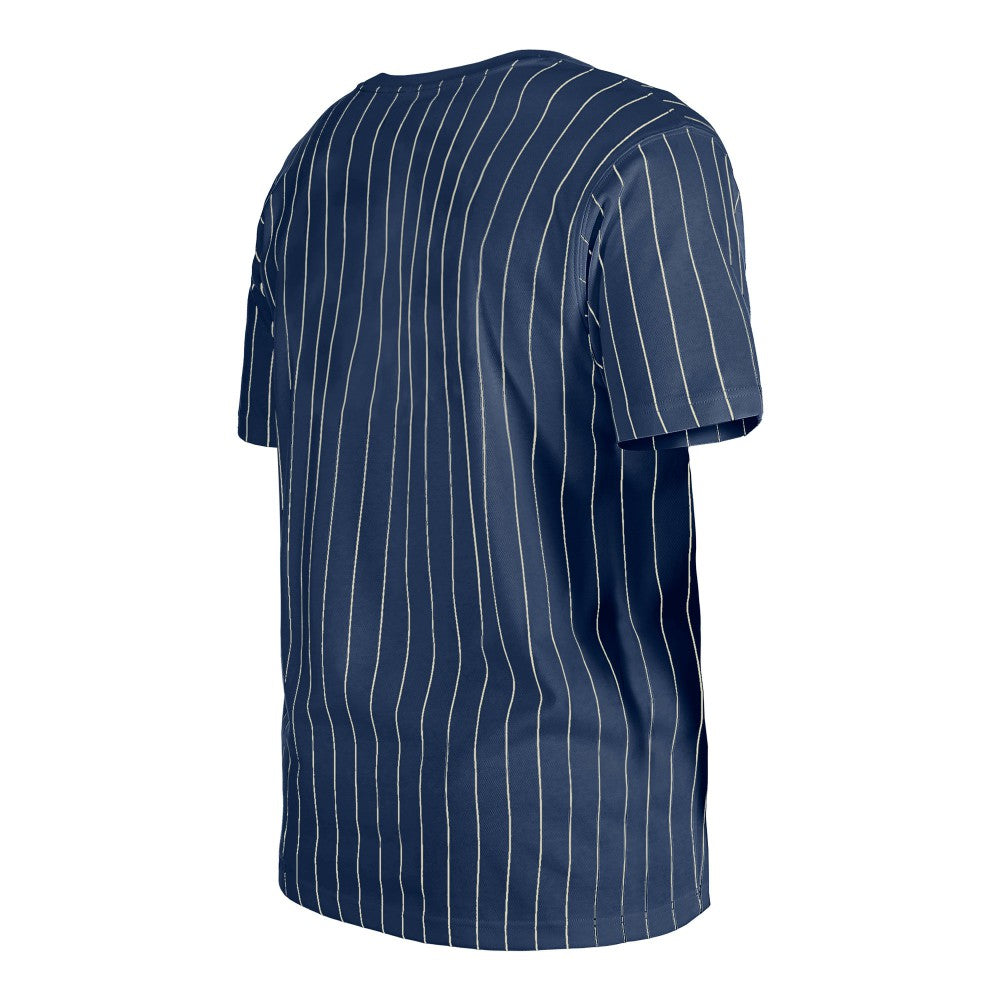 Minnesota Twins Throwback Pinstripe T-Shirt Navy | New Era