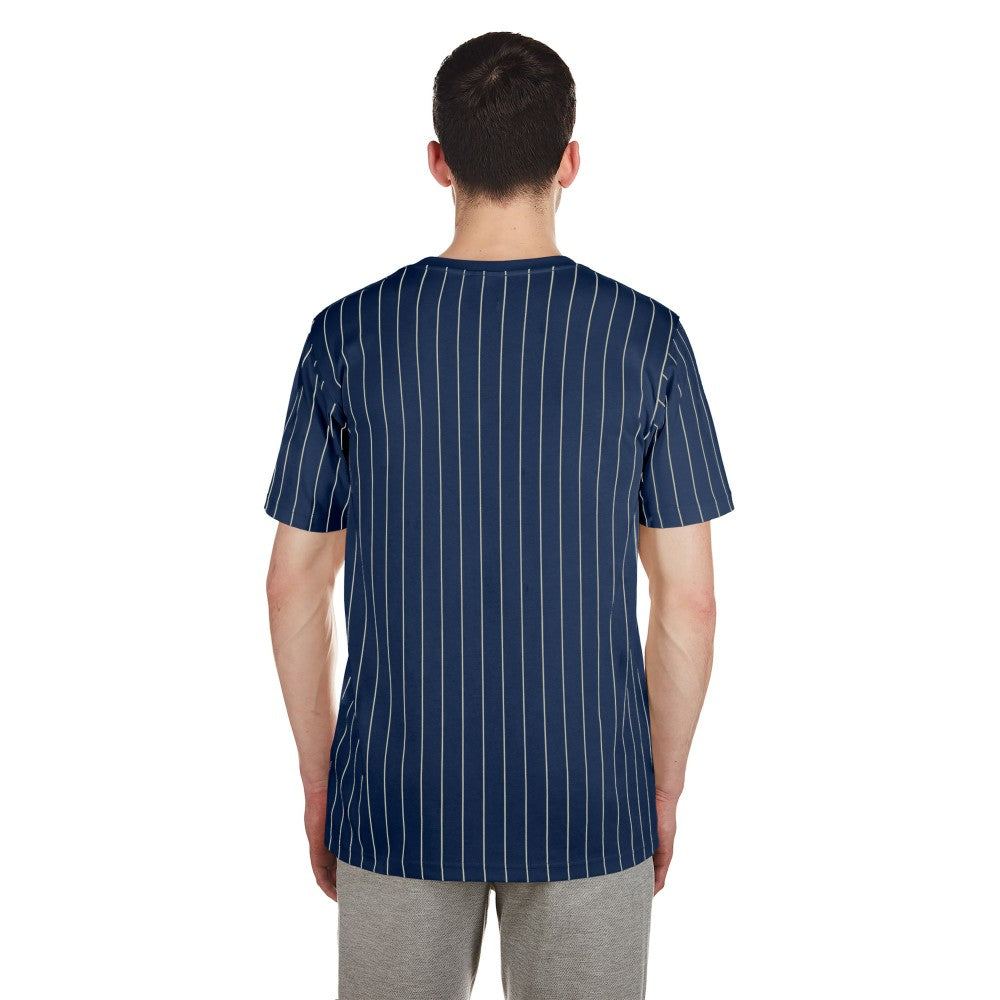 Minnesota Twins Throwback Pinstripe T-Shirt Navy | New Era