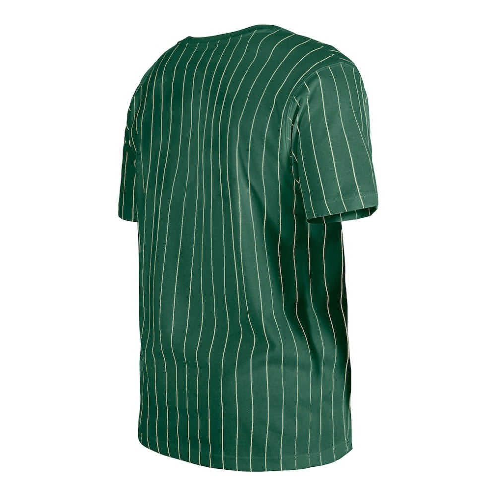 Athletics Throwback Pinstripe T-Shirt Green | New Era