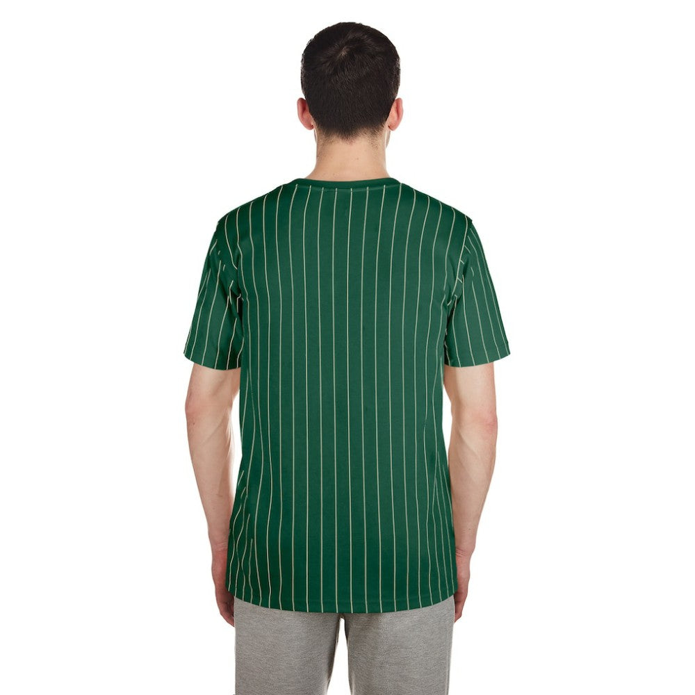 Athletics Throwback Pinstripe T-Shirt Green | New Era