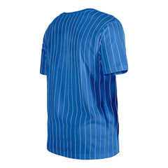 Chicago Cubs Throwback Pinstripe T-Shirt Royal | New Era