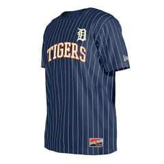 Detroit Tigers Throwback Pinstripe T-Shirt Navy | New Era