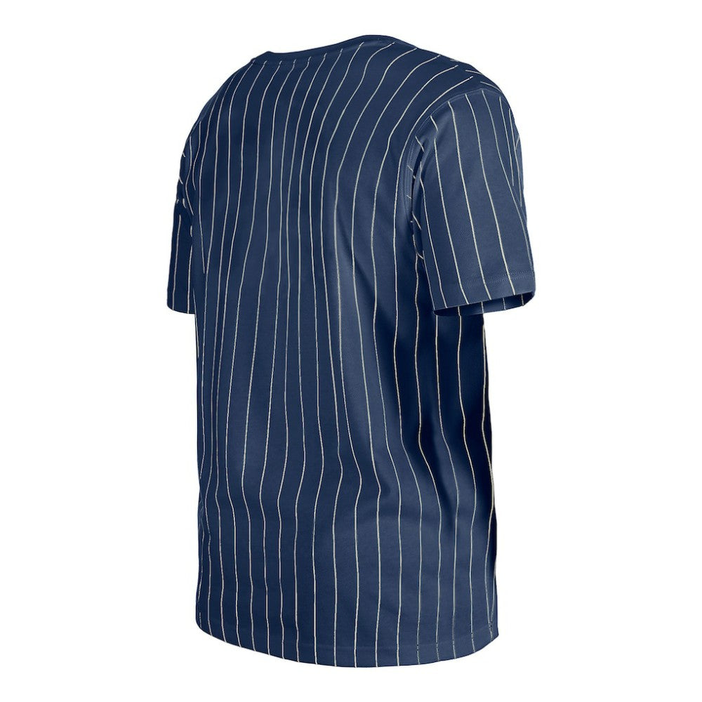 Detroit Tigers Throwback Pinstripe T-Shirt Navy | New Era