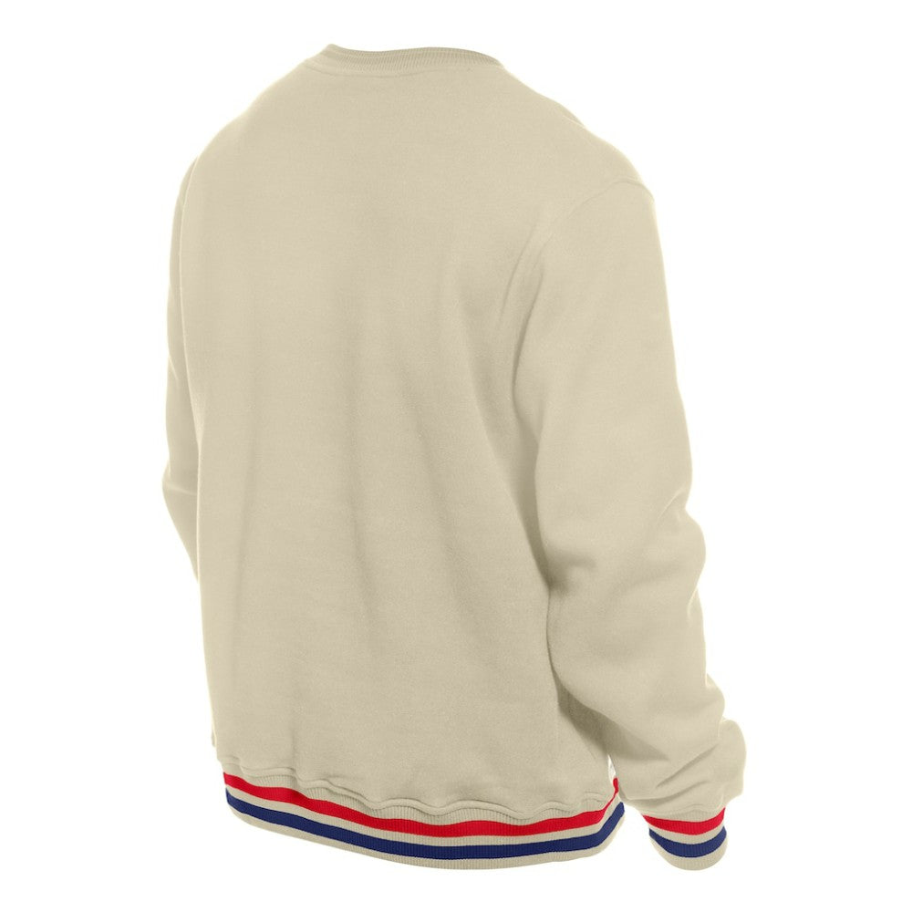 Philadelphia Phillies Throwback Pullover Sweatshirt Cream | New Era