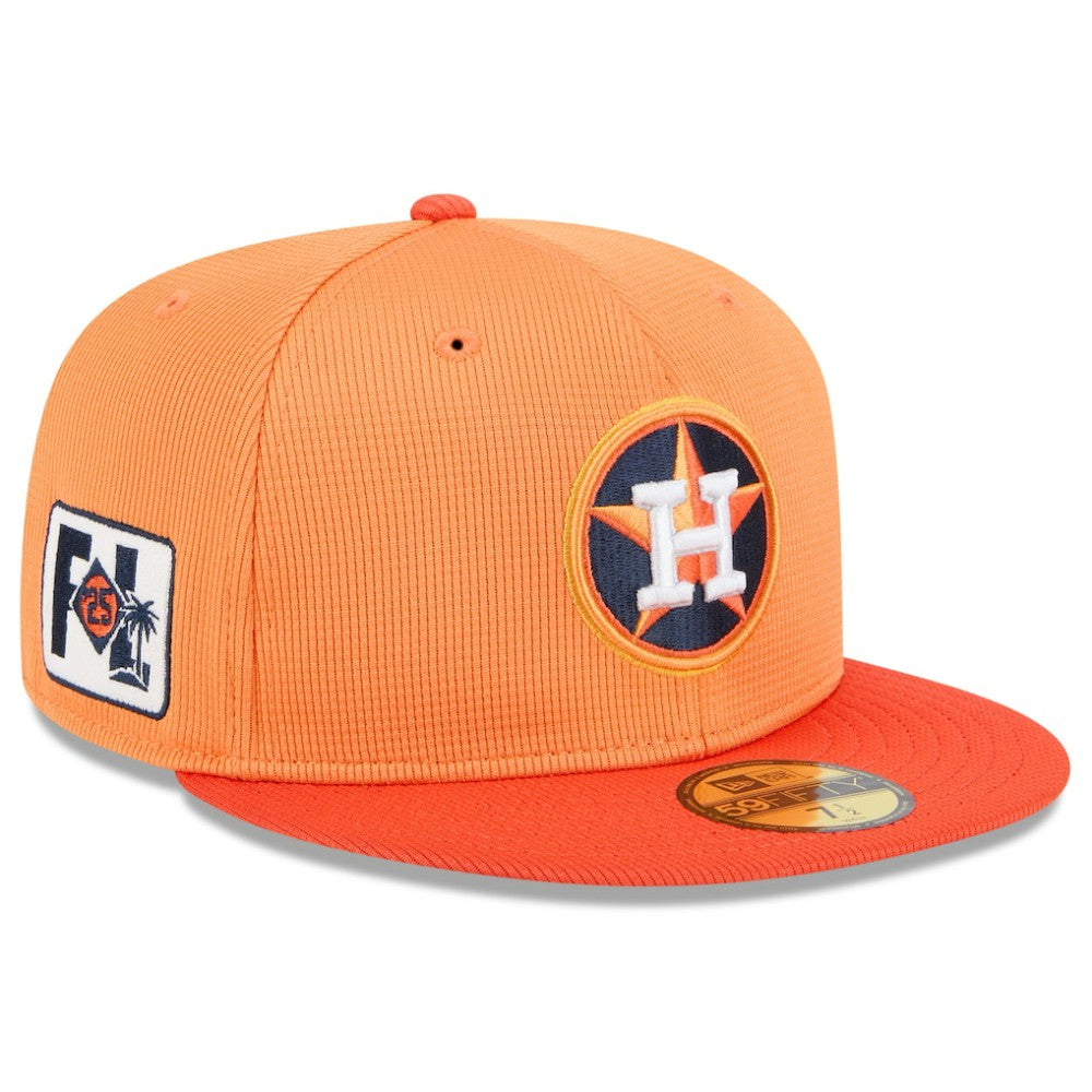 Houston Astros 2025 Spring Training 59FIFTY Fitted Hat Orange | New Era