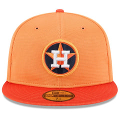 Houston Astros 2025 Spring Training 59FIFTY Fitted Hat Orange | New Era
