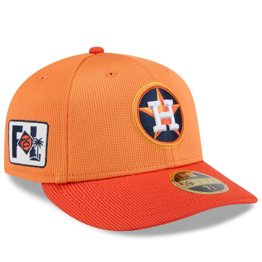Houston Astros 2025 Spring Training Low Profile 59FIFTY Fitted Hat Orange | New Era