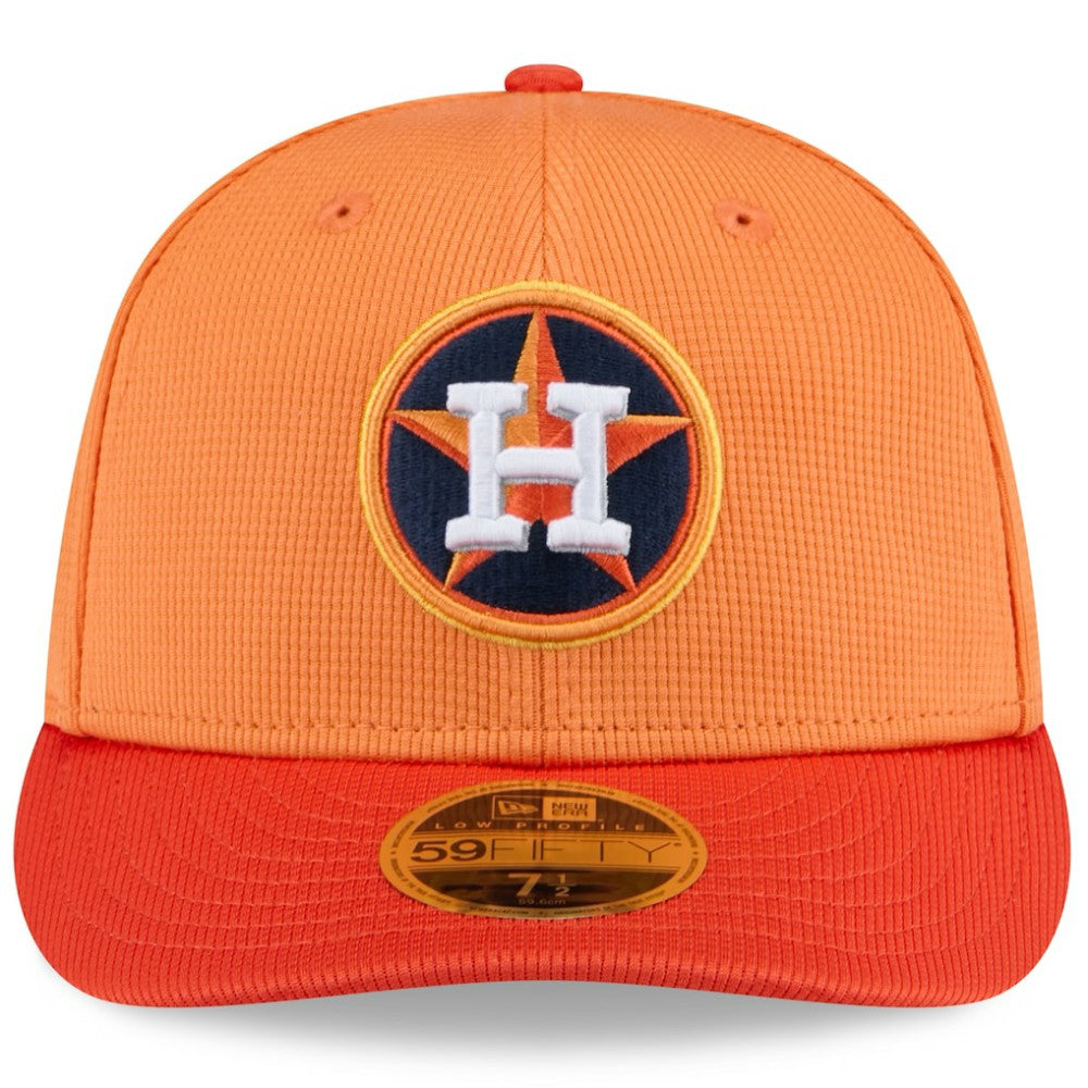 Houston Astros 2025 Spring Training Low Profile 59FIFTY Fitted Hat Orange | New Era