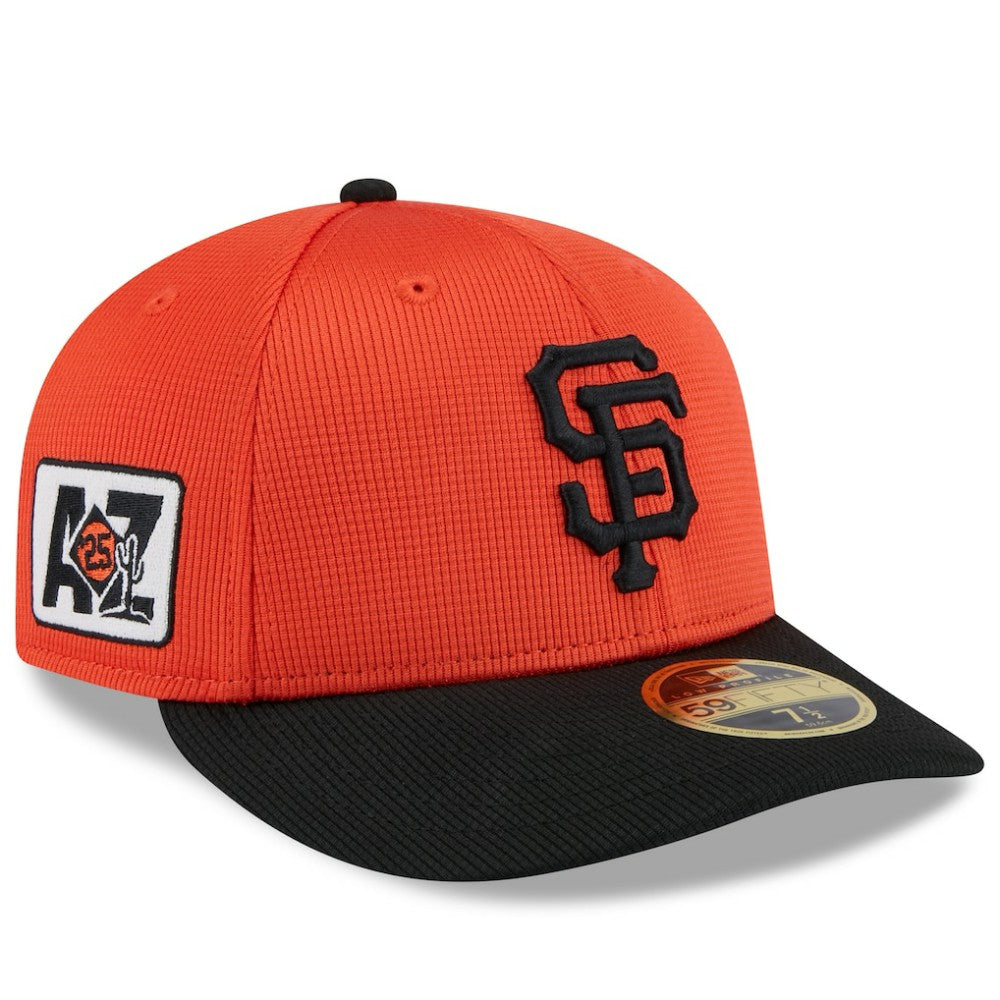 San Francisco Giants 2025 Spring Training Low Profile 59FIFTY Fitted Hat Orange/Black | New Era