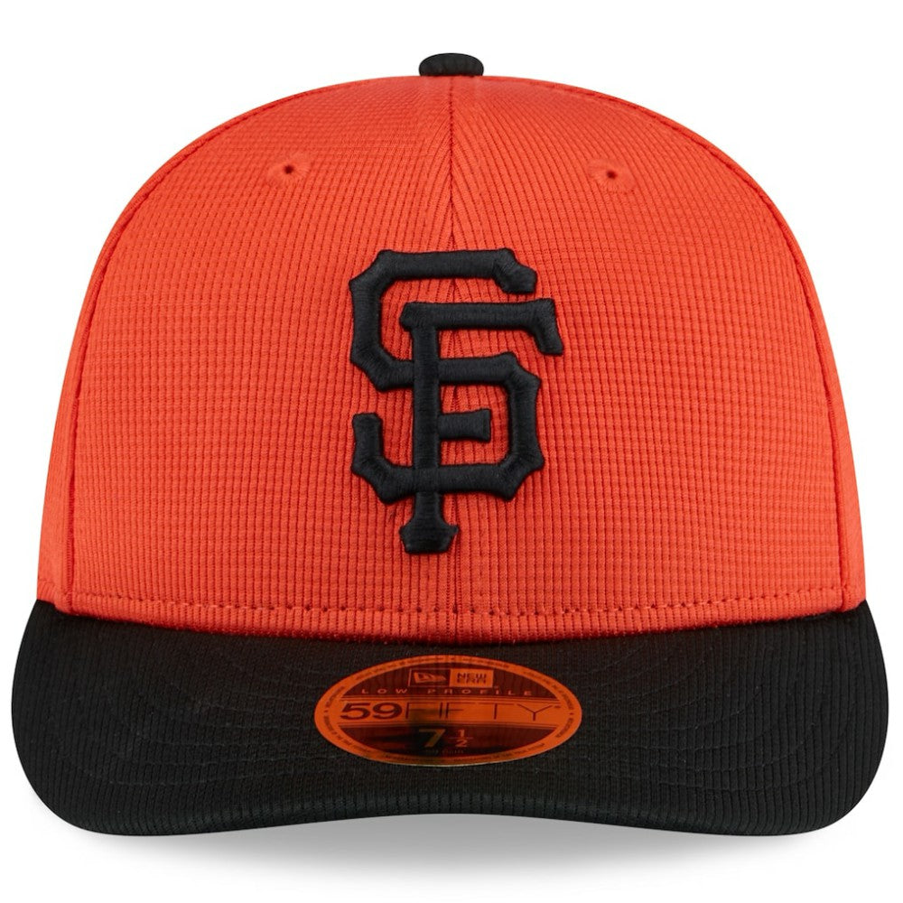 San Francisco Giants 2025 Spring Training Low Profile 59FIFTY Fitted Hat Orange/Black | New Era