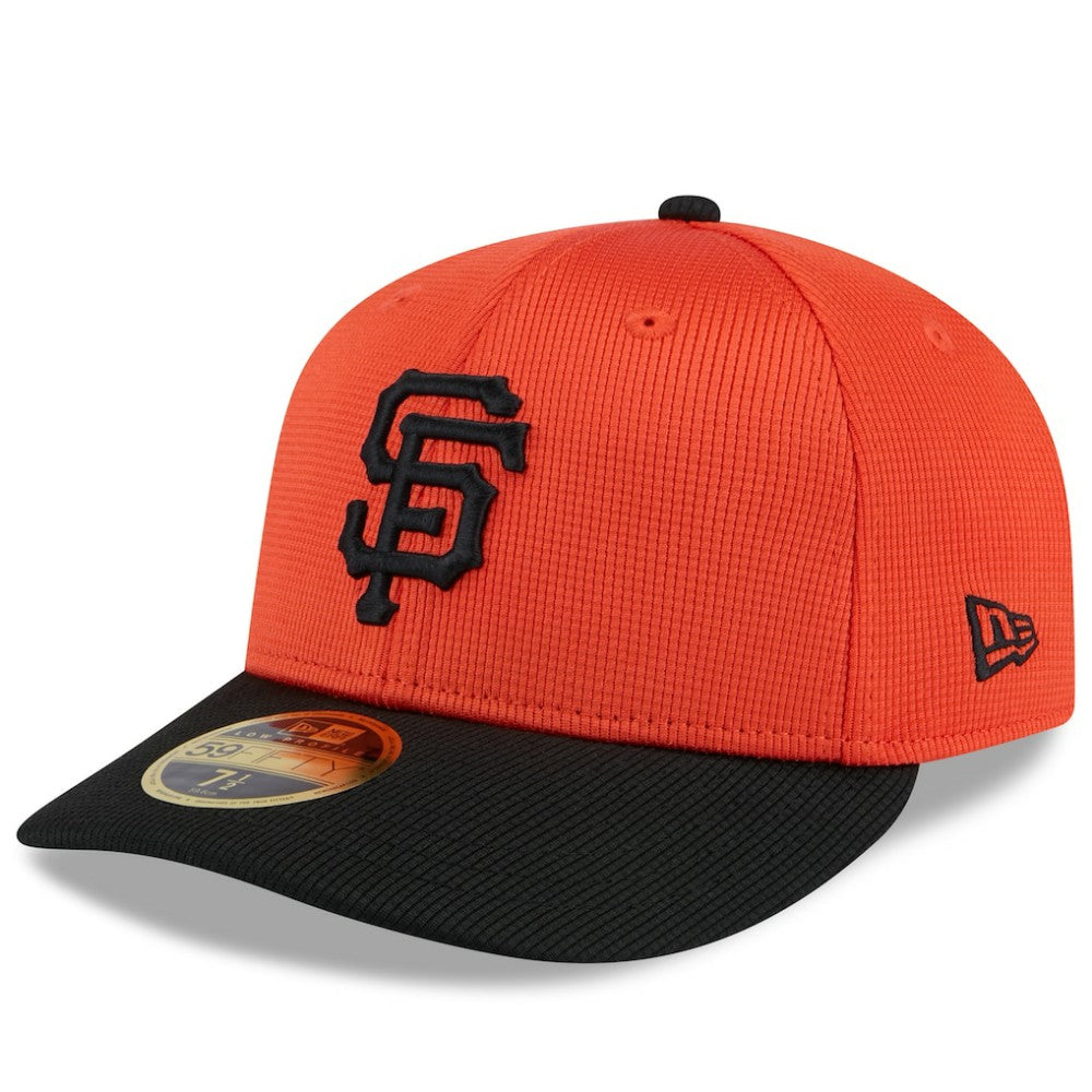 San Francisco Giants 2025 Spring Training Low Profile 59FIFTY Fitted Hat Orange/Black | New Era