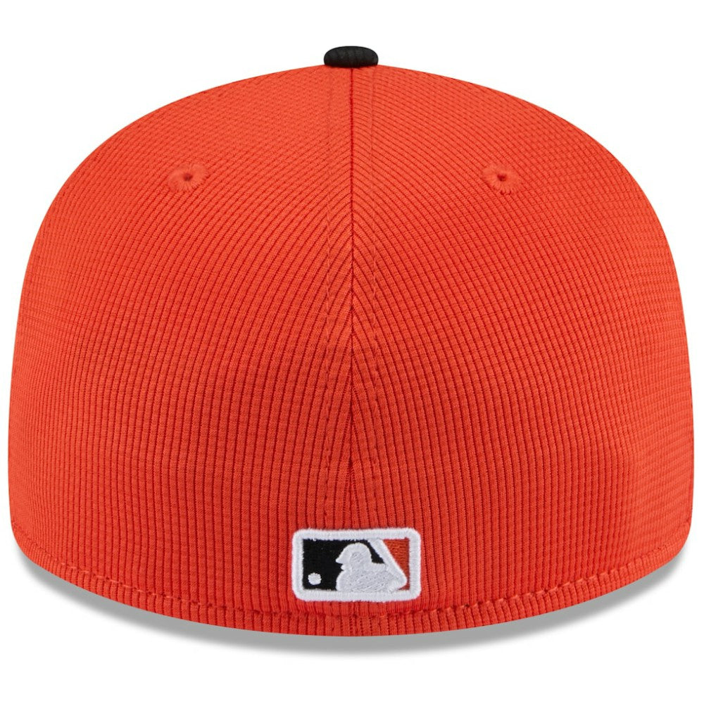San Francisco Giants 2025 Spring Training Low Profile 59FIFTY Fitted Hat Orange/Black | New Era