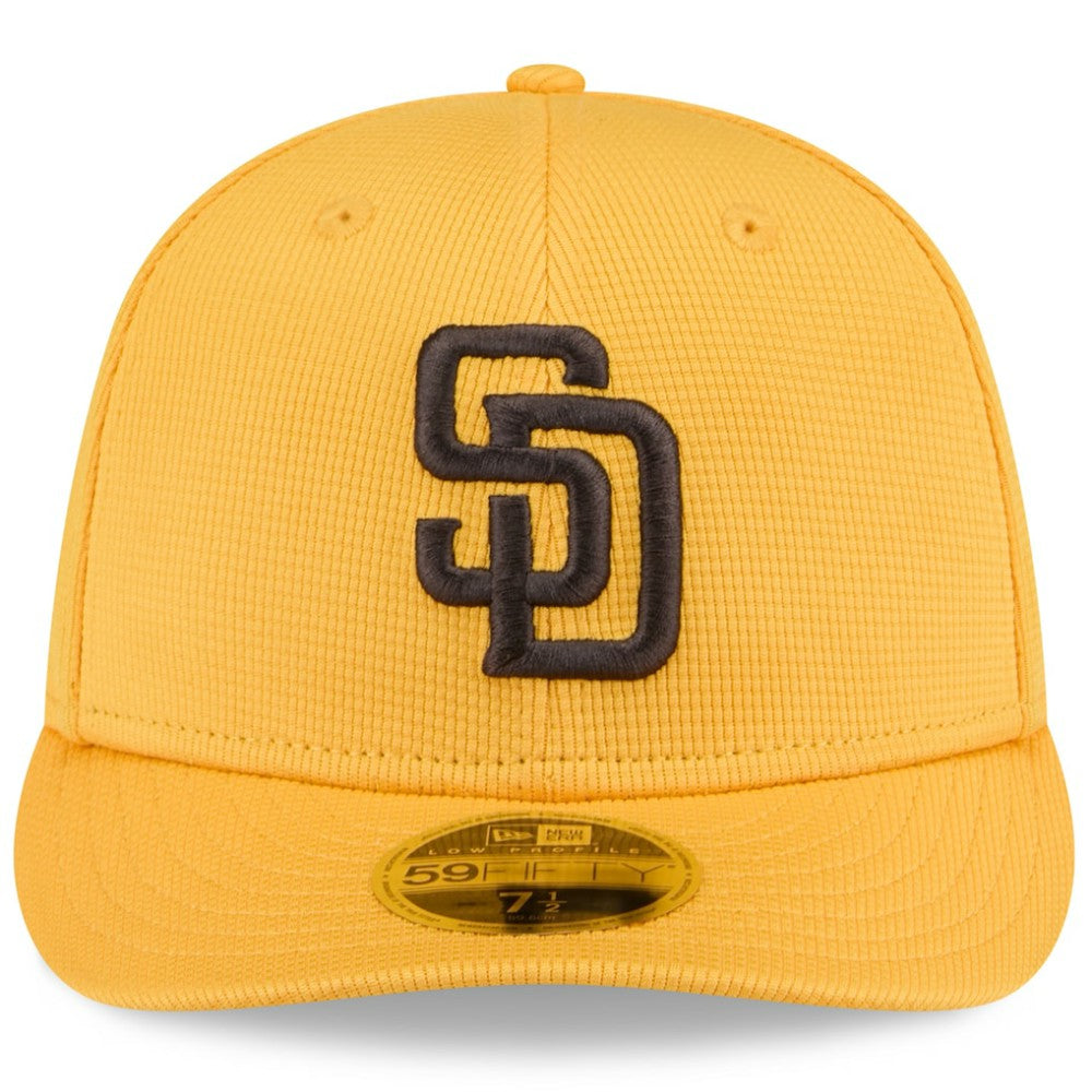 San Diego Padres 2025 Spring Training Low Profile 59FIFTY Fitted Hat Gold | New Era