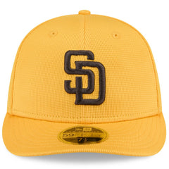 San Diego Padres 2025 Spring Training Low Profile 59FIFTY Fitted Hat Gold | New Era