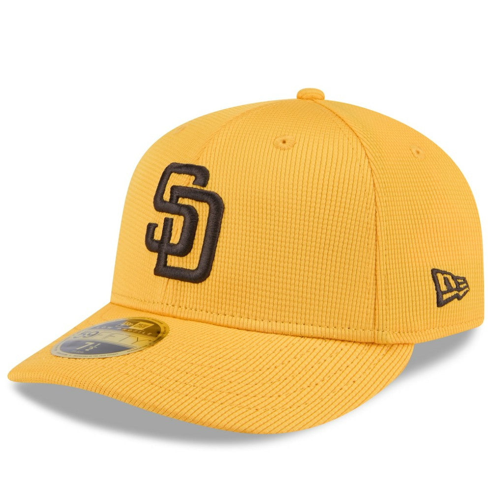 San Diego Padres 2025 Spring Training Low Profile 59FIFTY Fitted Hat Gold | New Era