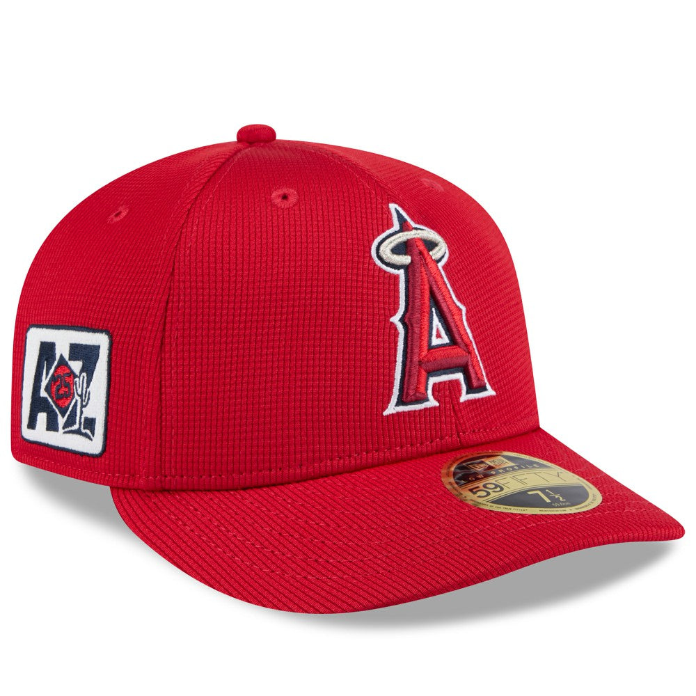 Los Angeles Angels 2025 Spring Training Low Profile 59FIFTY Fitted Hat Red | New Era
