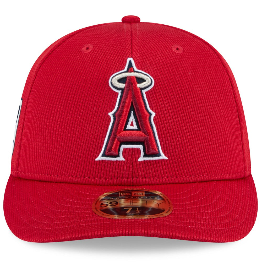 Los Angeles Angels 2025 Spring Training Low Profile 59FIFTY Fitted Hat Red | New Era