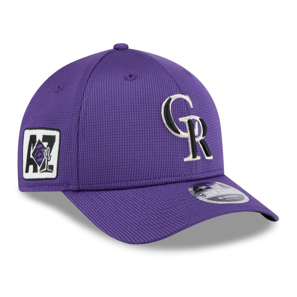 Colorado Rockies 2025 Spring Training 9FORTY Adjustable Hat Purple | New Era