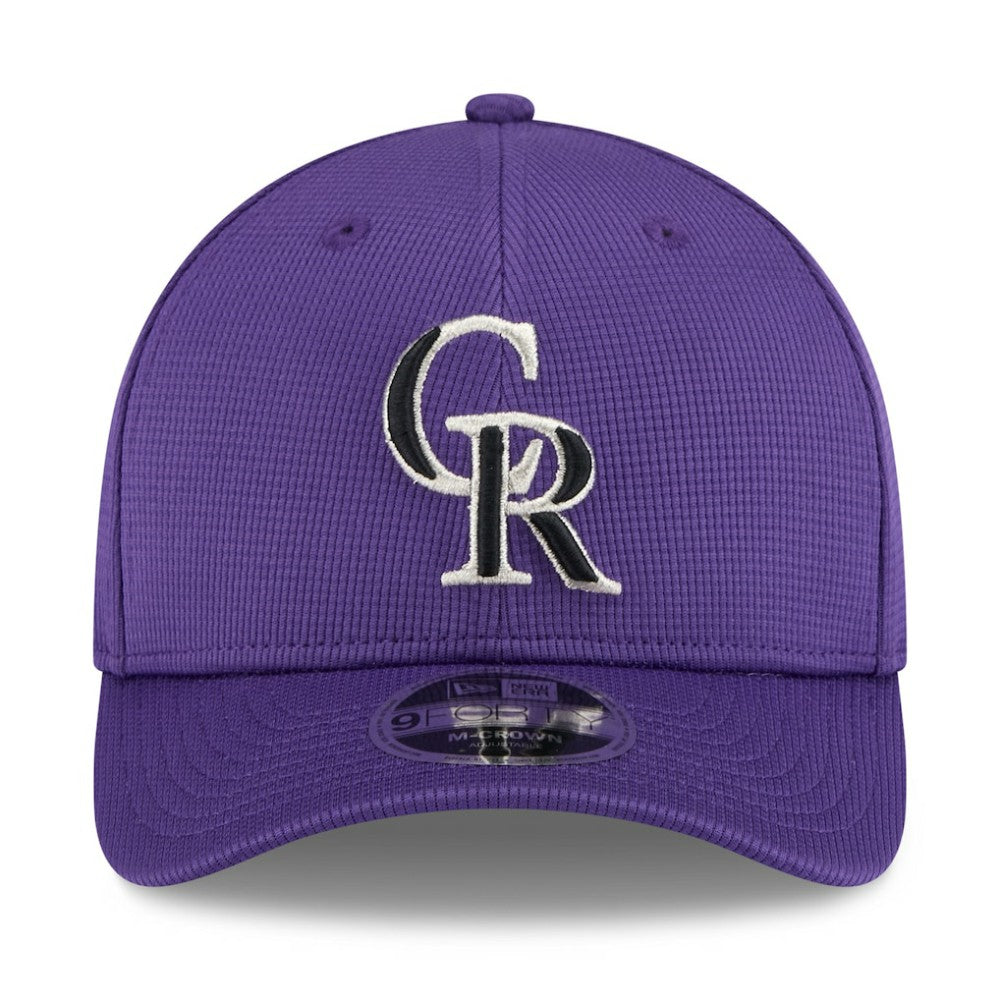 Colorado Rockies 2025 Spring Training 9FORTY Adjustable Hat Purple | New Era