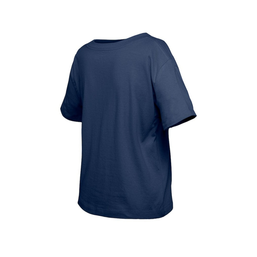 Nashville Predators New Era Girl's Youth Flip Sequin T-Shirt Navy