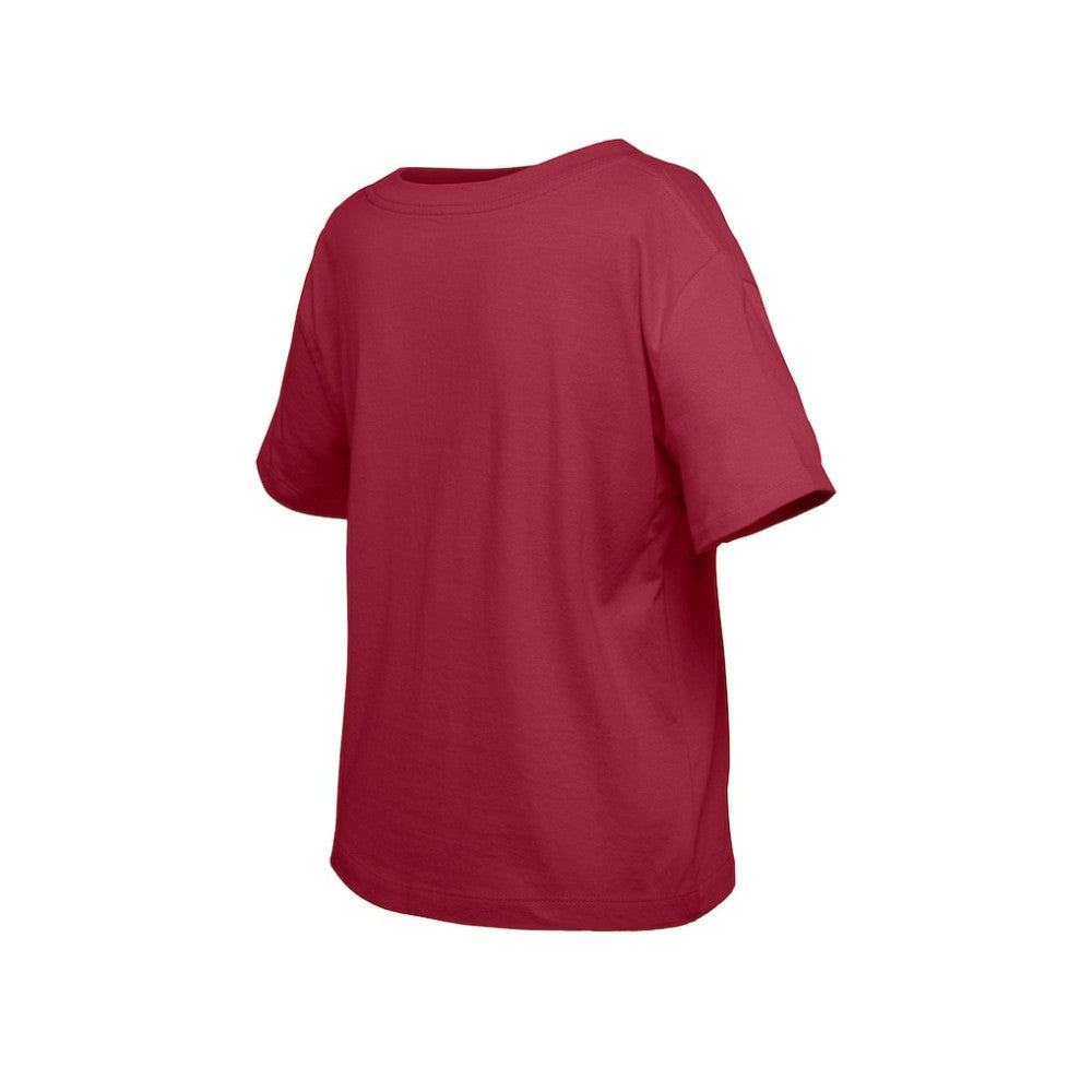 Colorado Avalanche New Era Girl's Youth Flip Sequin T-Shirt Dark Red
