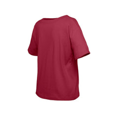 Colorado Avalanche New Era Girl's Youth Flip Sequin T-Shirt Dark Red