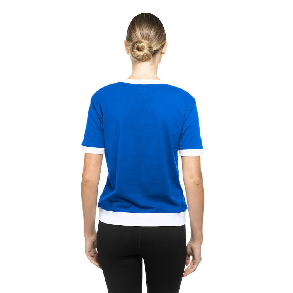 St. Louis Blues New Era Women's Game Day Rhinestuds T-Shirt Blue