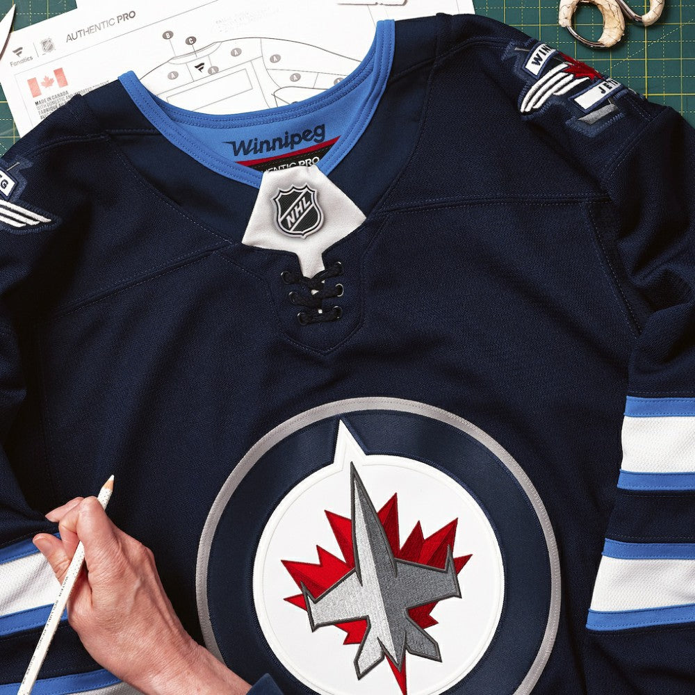 Winnipeg Jets Fanatics Home Authentic Pro Jersey Navy