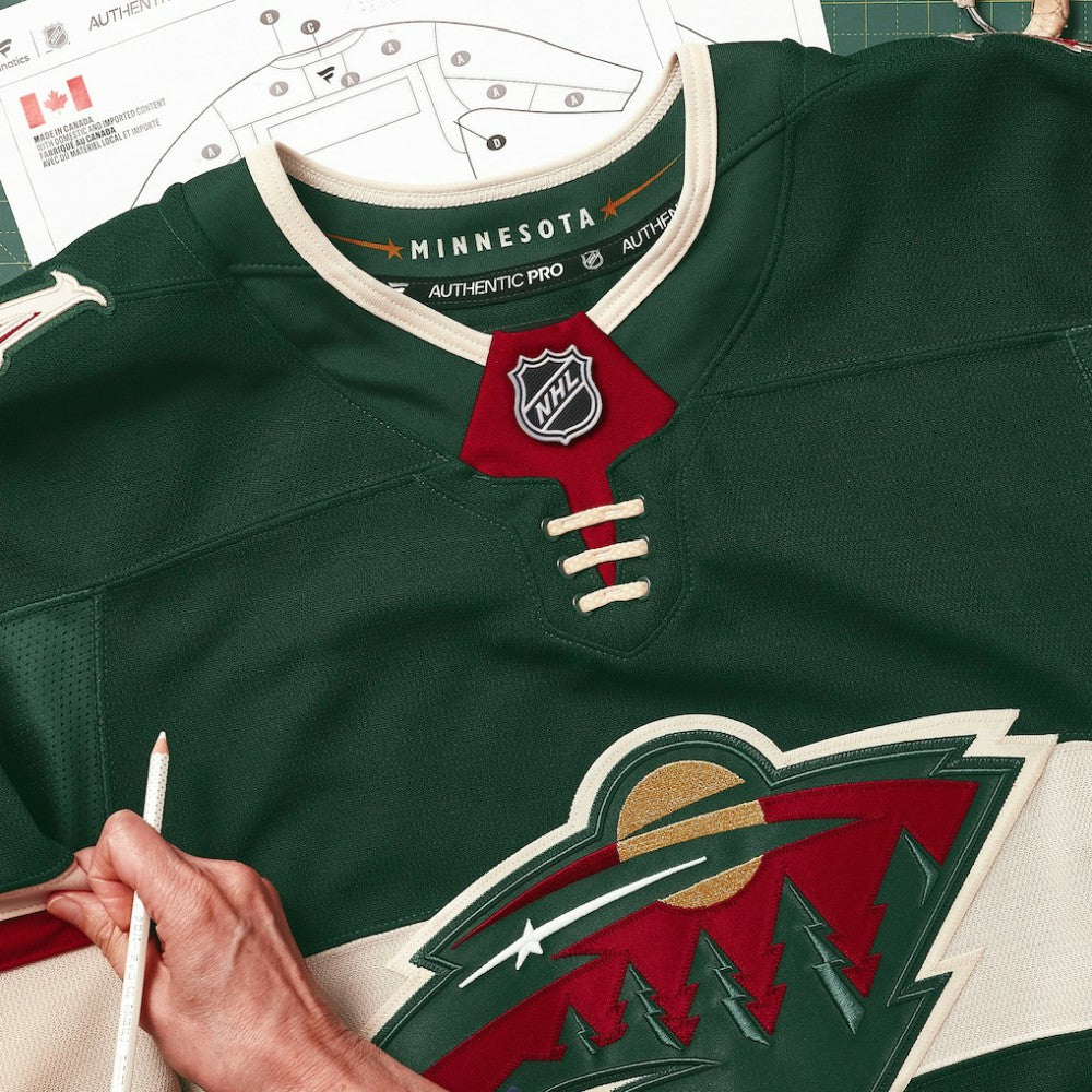 Minnesota Wild Fanatics Home Authentic Pro Jersey Green