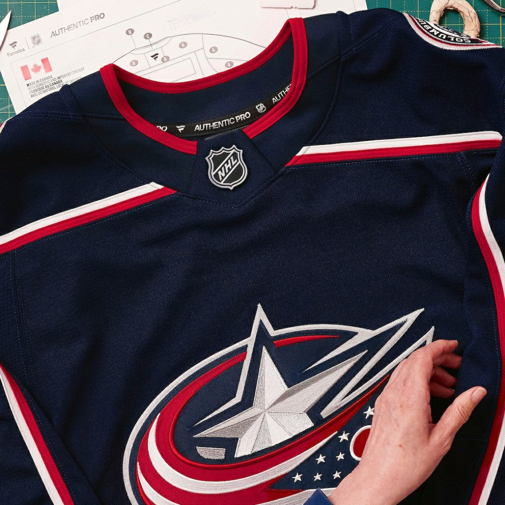 Columbus Blue Jackets Fanatics Home Authentic Pro Jersey Navy