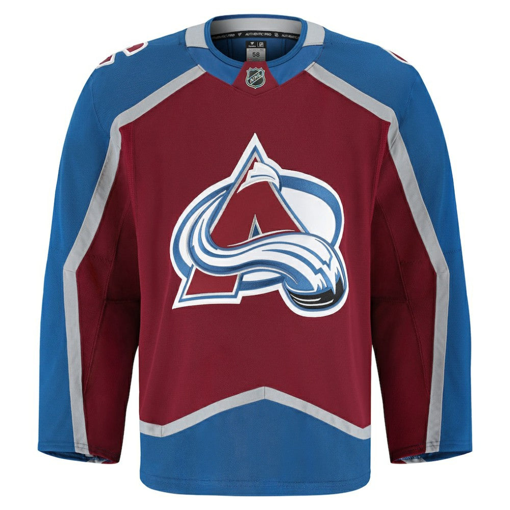 Colorado Avalanche Fanatics Home Authentic Pro Jersey Burgundy
