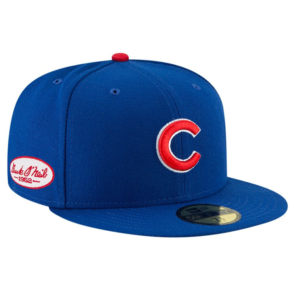Chicago Cubs   Buck O'Neil On Field 59FIFTY Fitted Hat Royal | New Era